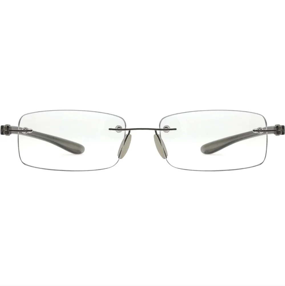 NEW Rimless Lightweight Reading Glasses Frameless Readers +1.75